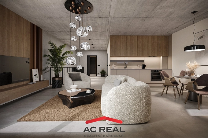 obývací část - mezonet