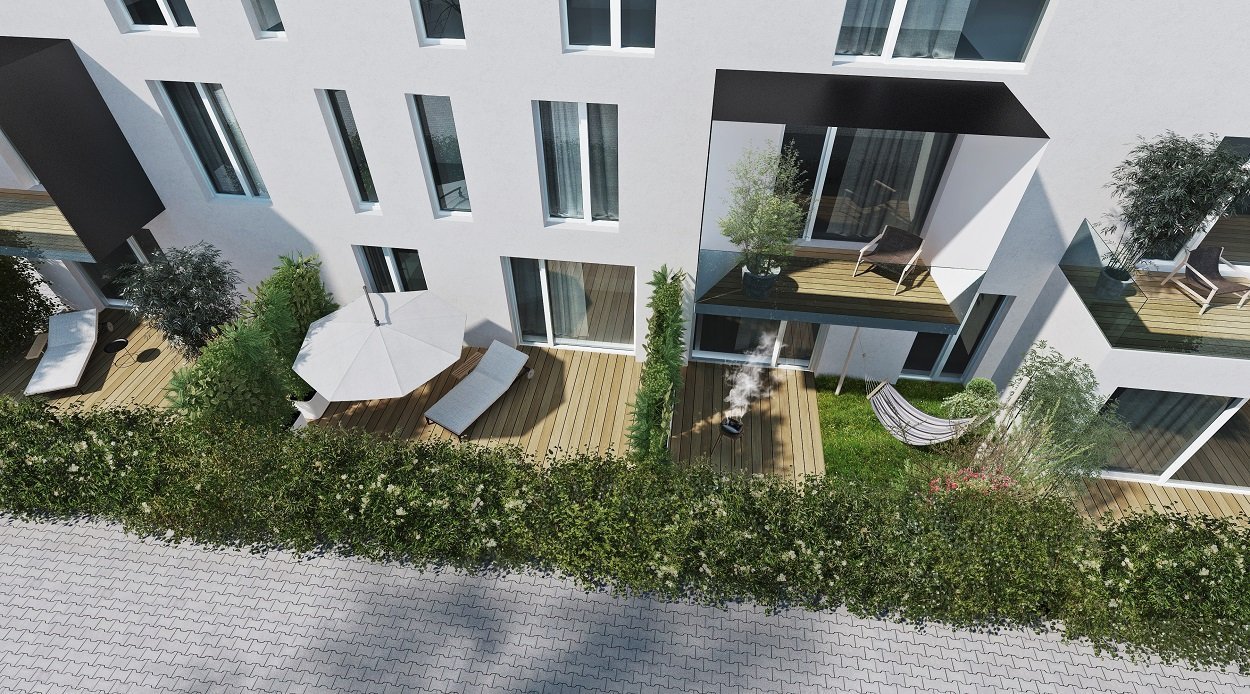 Byty s předzahrádkami jsou trendem