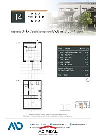 BD Pražákova exteriér půdorys BJ14