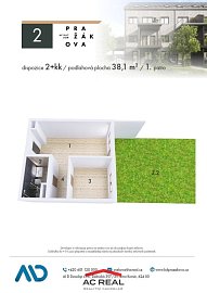 BD Pražákova půdorys