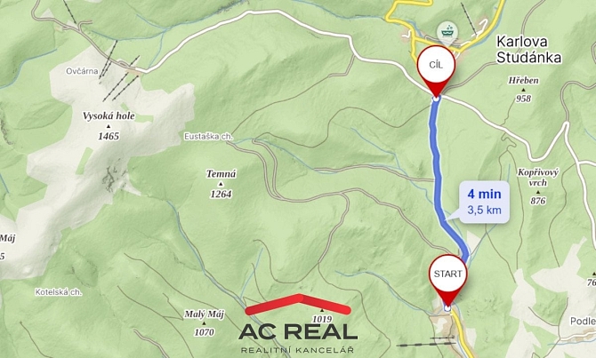 Chata_Malá_Morávka_parkoviště_Hvězda_pod_Ovčárnou