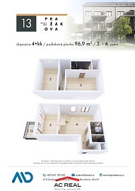 BD Pražákova půdorys