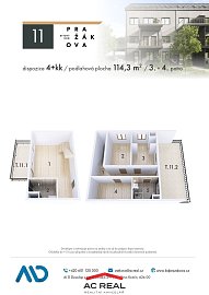 BD Pražákova půdorys