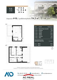 BD Pražákova půdorys