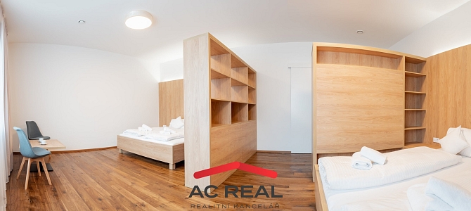 apartmány Vrchlabí 2+kk vybavený pokoje