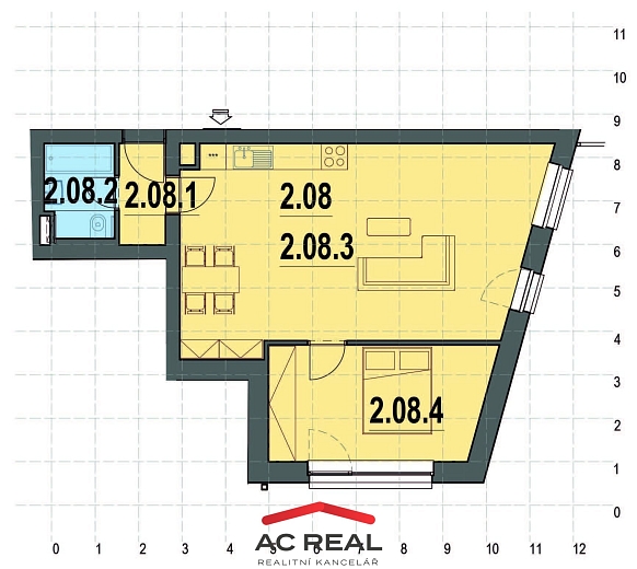 apartmány Vrchlabí půdorys