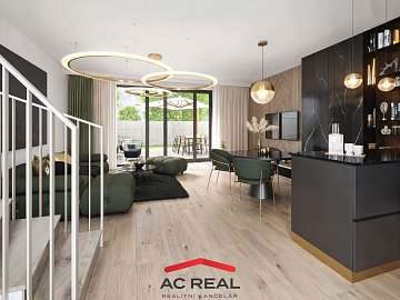 Prodej mezonetového bytu 4+kk, 109,2 m² se zahradou - Brno (1.7)